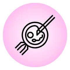 IVF ICSI PGT fertility treatment icon